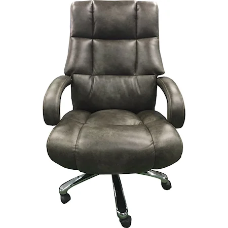 Heavy Duty Desk Chair with Curved Track Arms